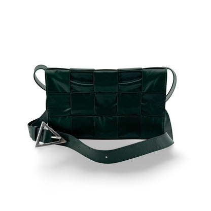 Bottega Veneta Cassette Maxi Intrecciato Leather Small