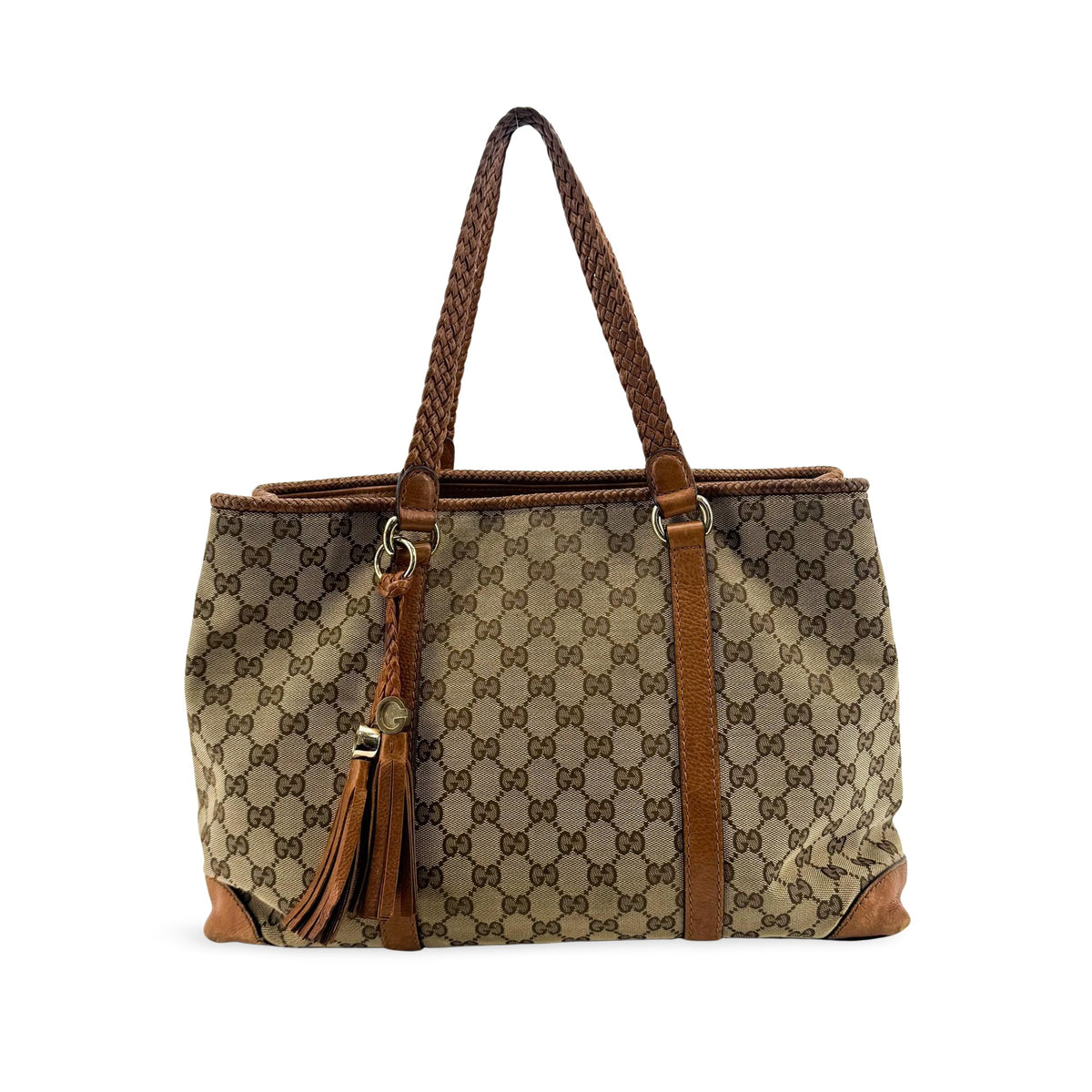 Gucci Bella GG Canvas with Leather Medium