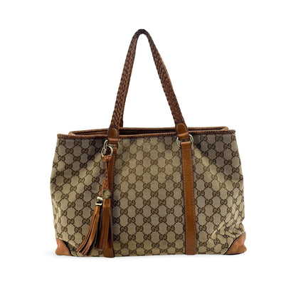 Gucci Bella GG Canvas with Leather Medium