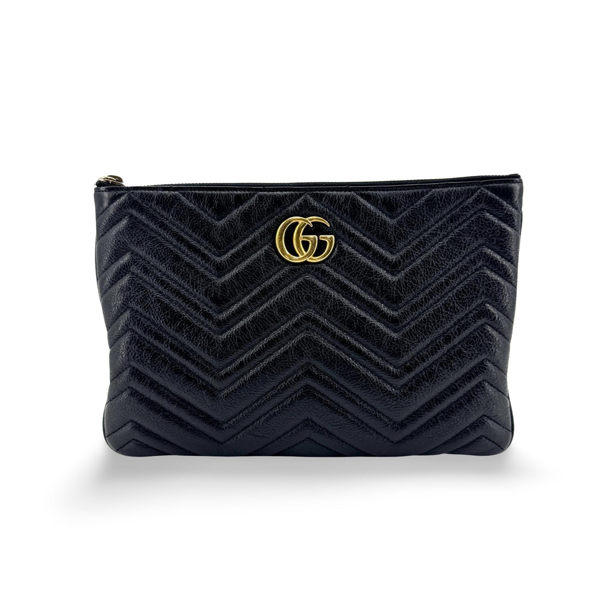 Gucci GG Marmont Pouch Matelasse Leather Product Image