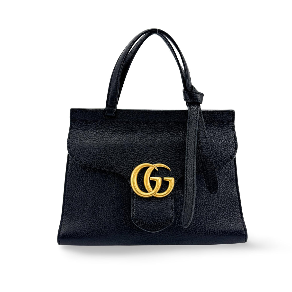Gucci GG Marmont Top Handle Leather Mini