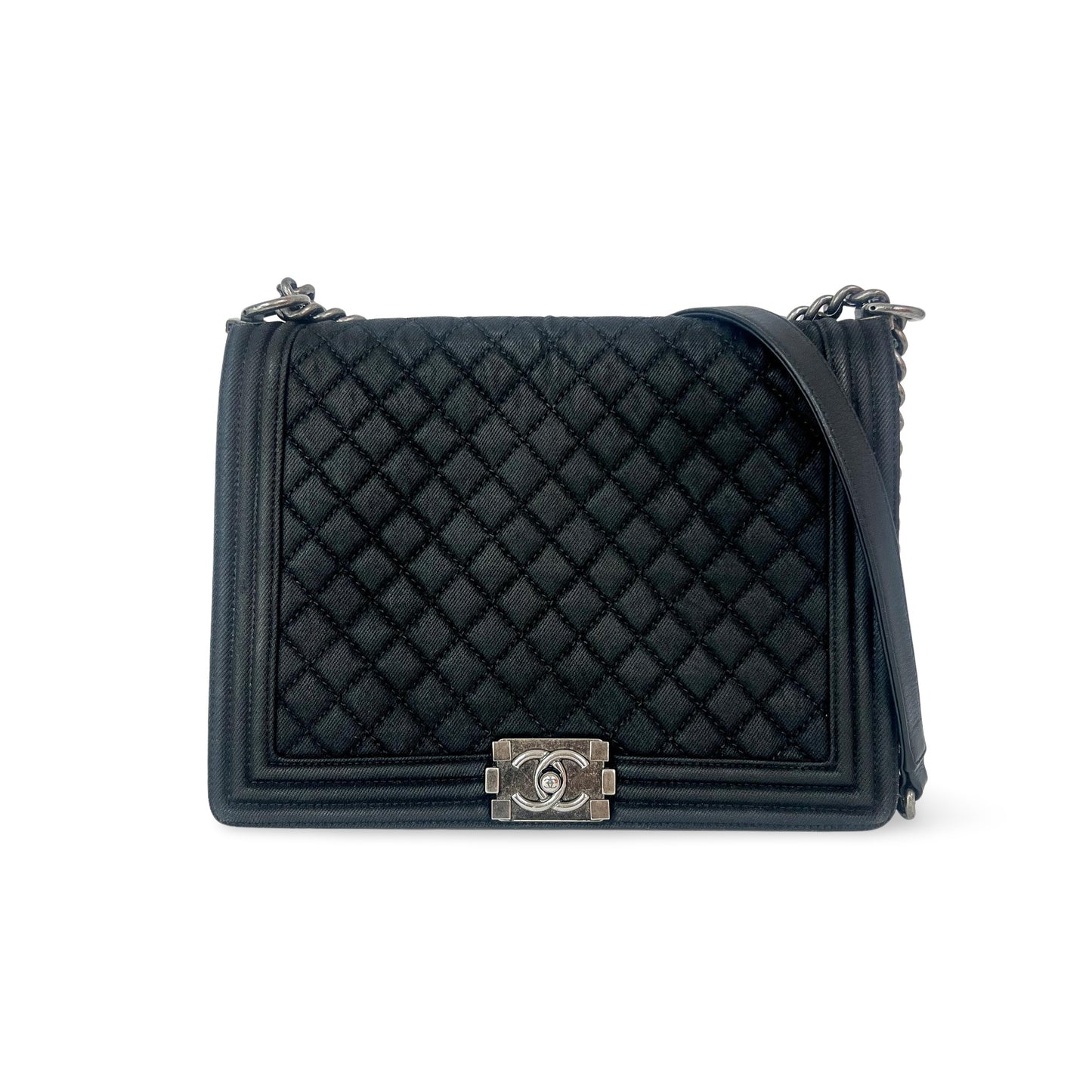 Chanel Quilted Boy Tote Quilted Aged Glazed Aged Calfskin Product Image