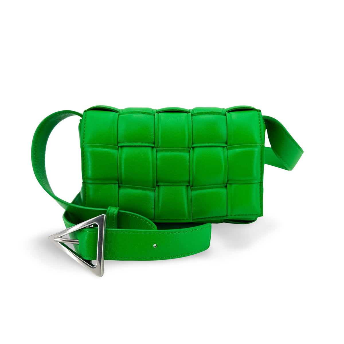 Bottega Veneta Cassette Padded Maxi Intrecciato Leather Small