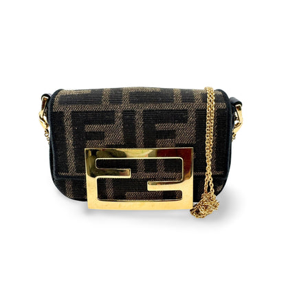 Fendi Baguette NM Zucca Canvas Mini