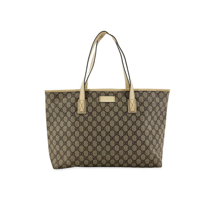 Gucci Plus GG Coated Canvas with Leather Large