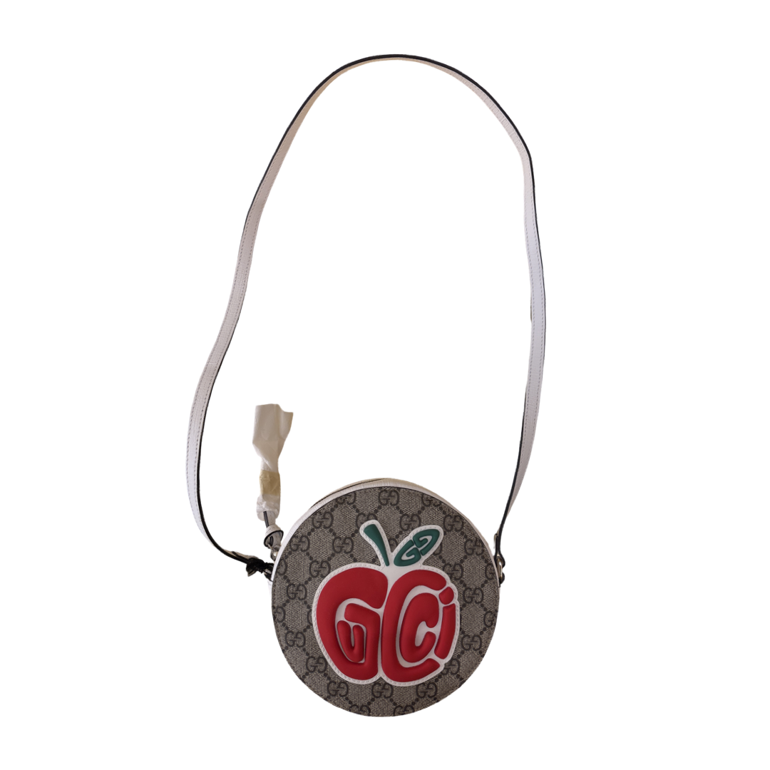 Gucci GG Supreme Belt GG Coated Canvas and Leather Large