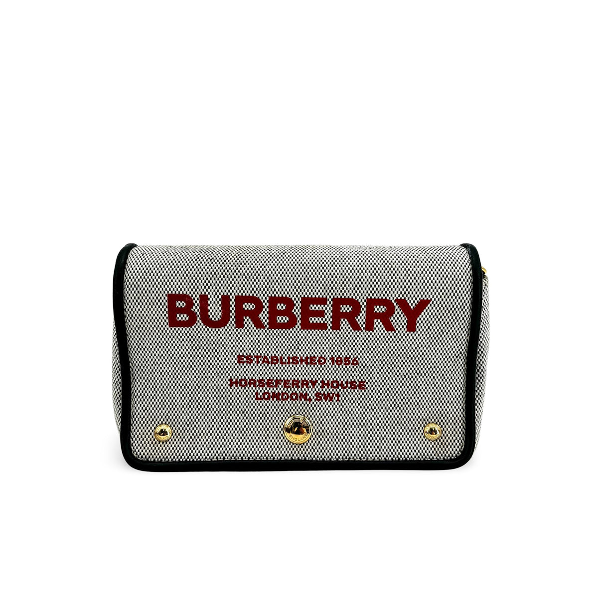 Burberry Note Canvas with Leather Medium