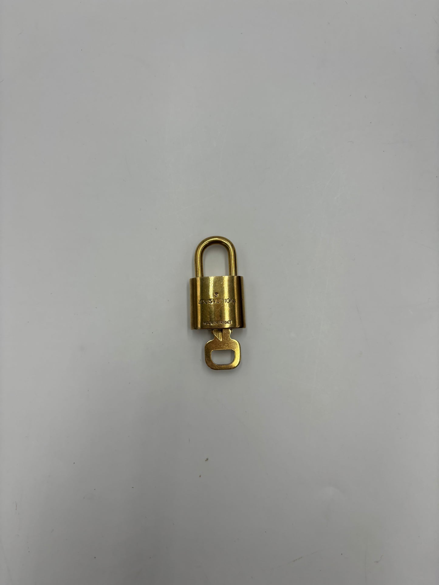 Louis Vuitton Padlock and Key Logo Cufflinks Metal Product Image