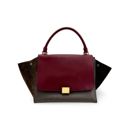 Celine Tricolor Trapeze Leather Medium