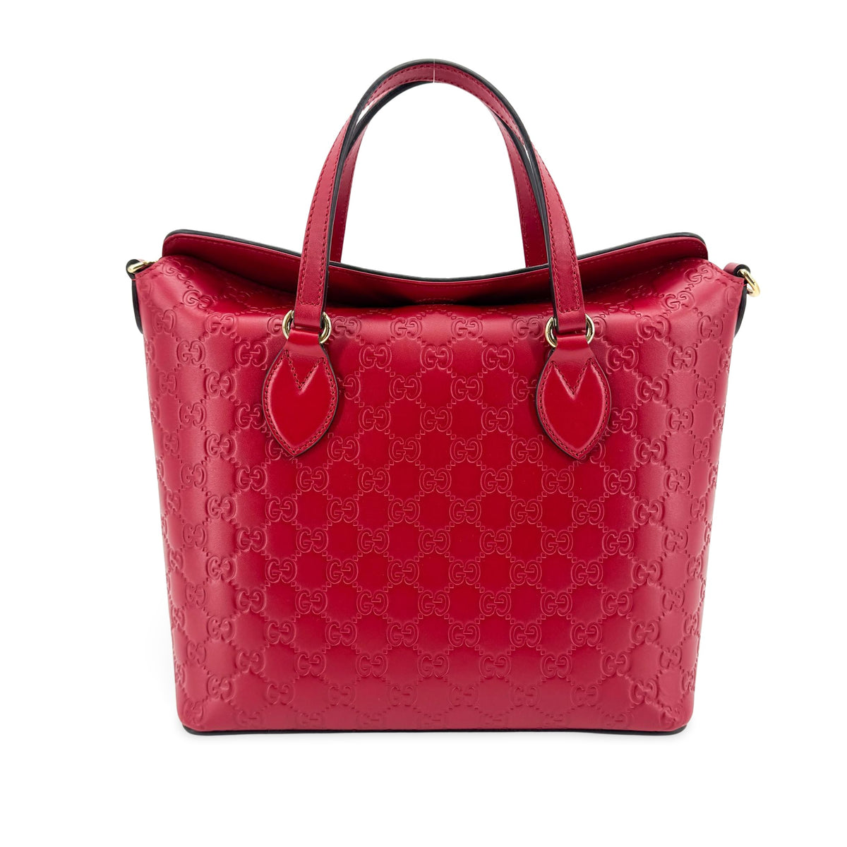 Gucci Signature Fold Over Guccissima Leather Medium