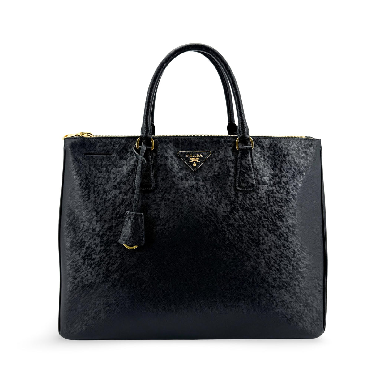 Prada Galleria Double Zip Saffiano Leather Large