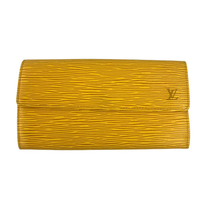 Louis Vuitton Compact Porte Tresor International Wallet Epi Leather long