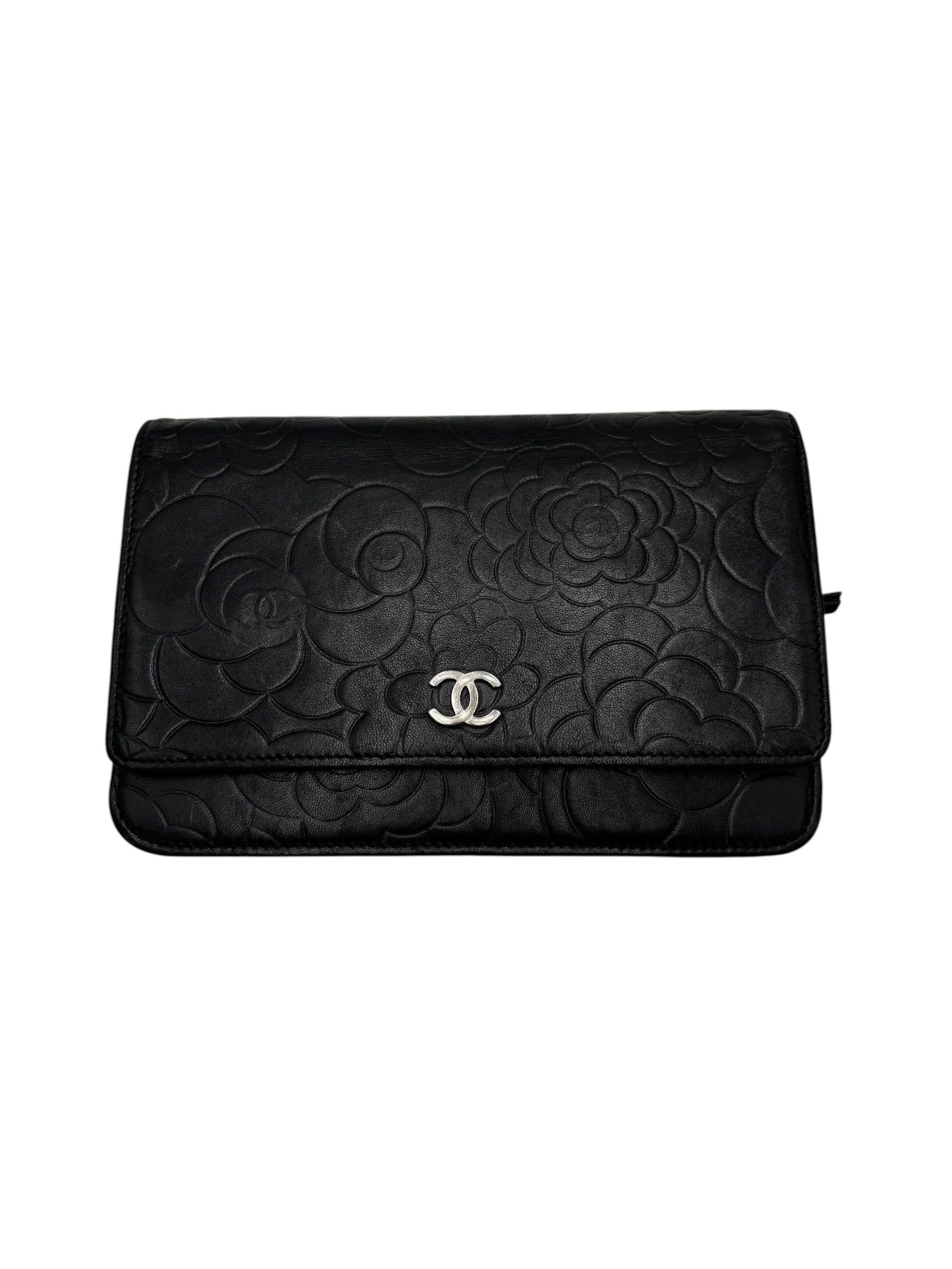 Chanel Sweet Camellia Wallet on Chain Quilted Lambskin Product Image