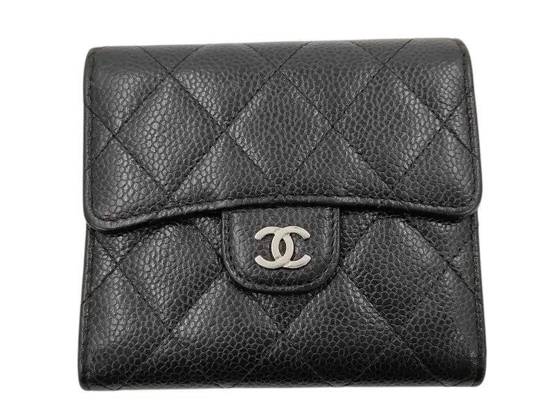 Chanel Classic Flap Card Case Quilted Caviar Product Image