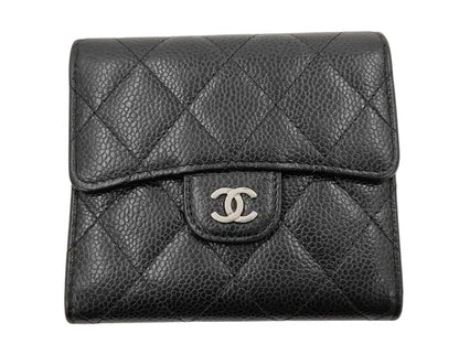 Chanel Classic Flap Card Case Quilted Caviar Product Image