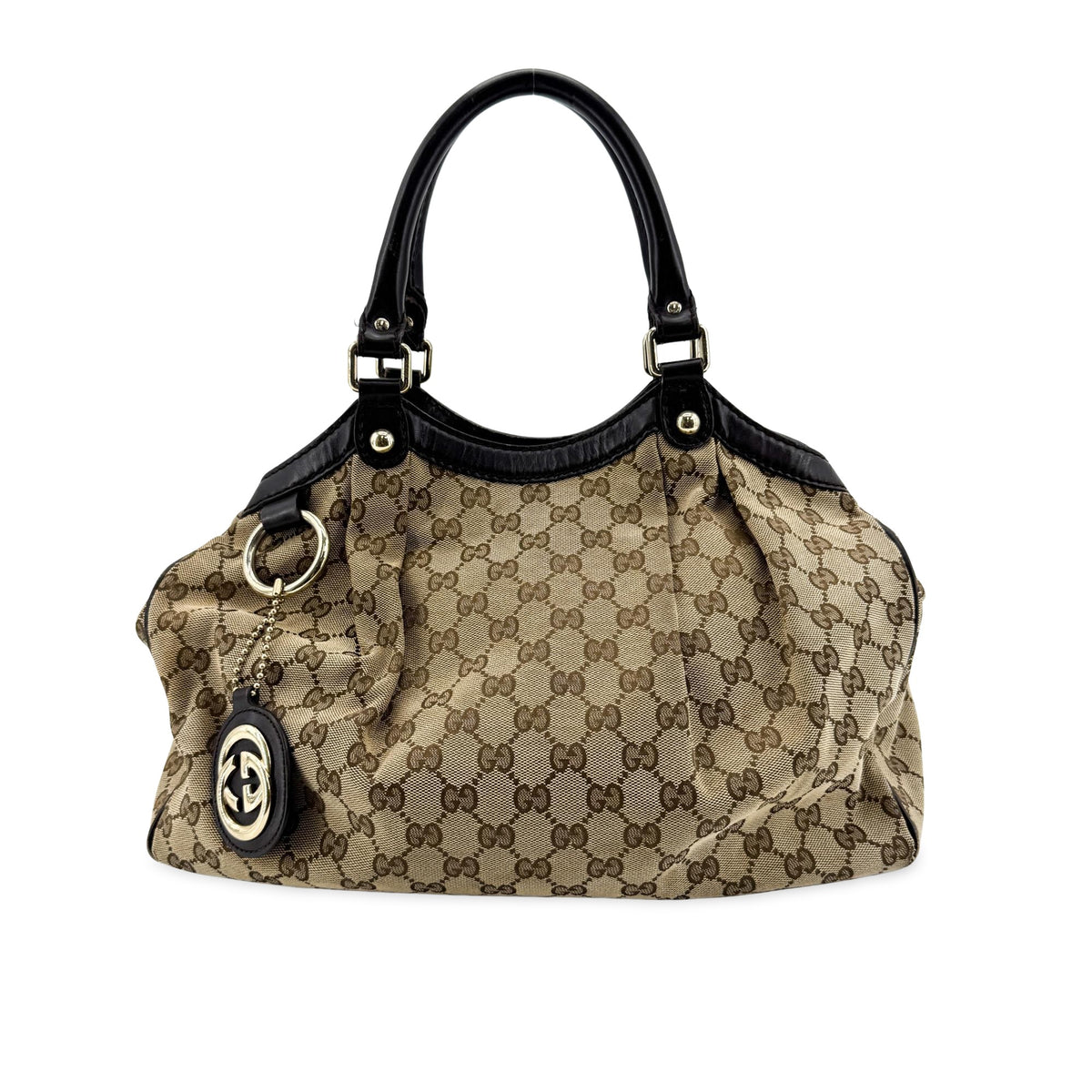 Gucci Sukey Tote GG Canvas and leather medium