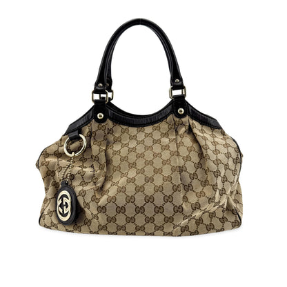 Gucci Sukey Tote GG Canvas and leather medium