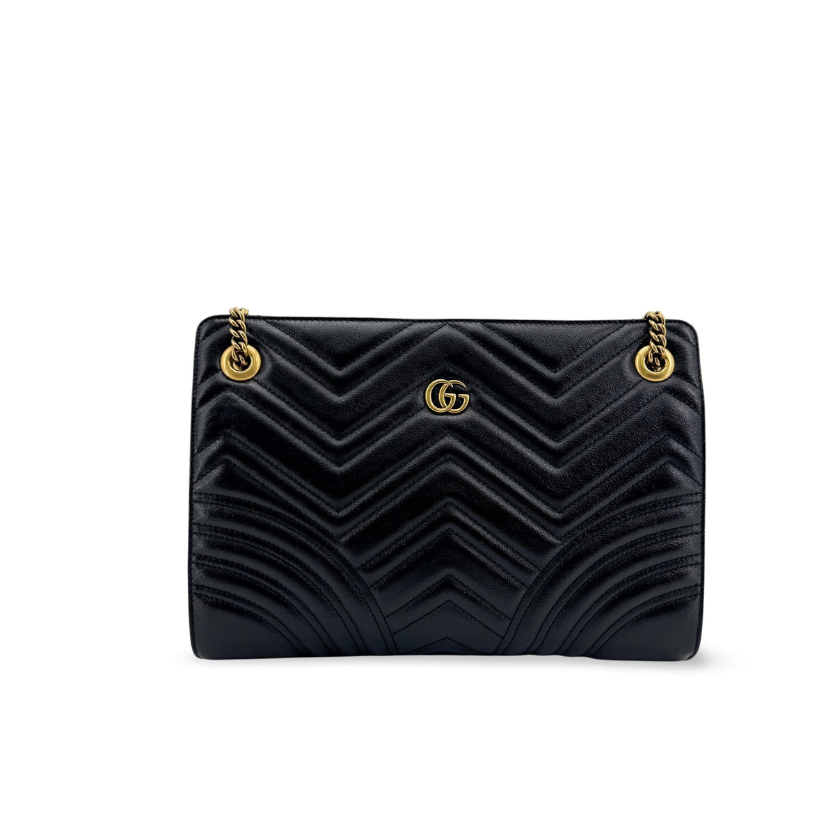 Gucci GG Marmont Accordion Matelasse Leather Medium