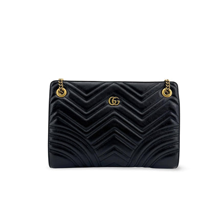 Gucci GG Marmont Accordion Matelasse Leather Medium