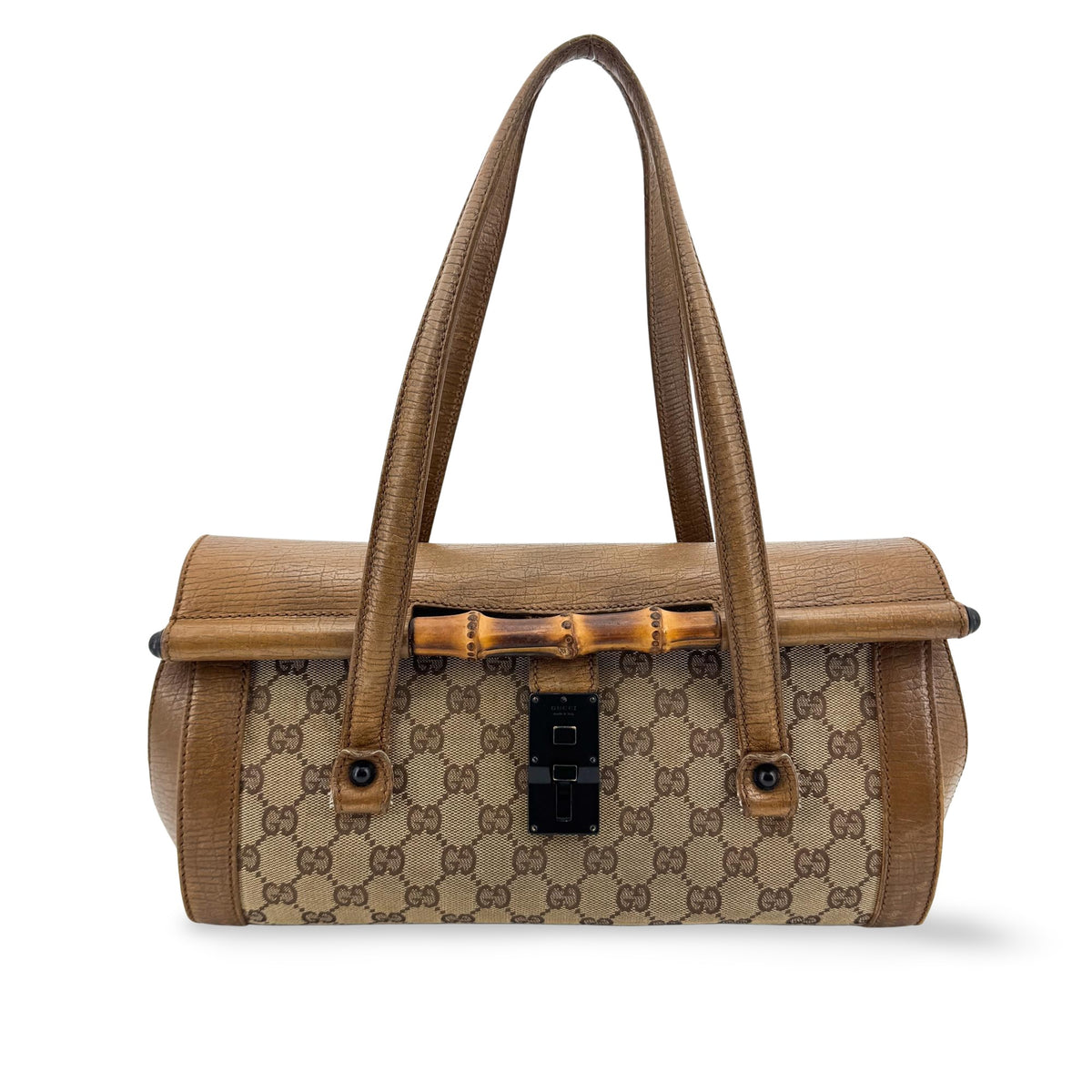 Gucci Bamboo Bullet GG Canvas Medium