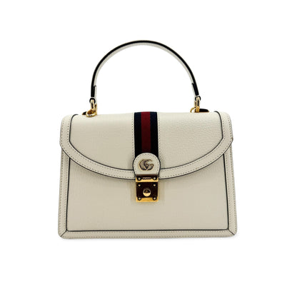 Gucci Ophidia Flap Top Handle Leather Small