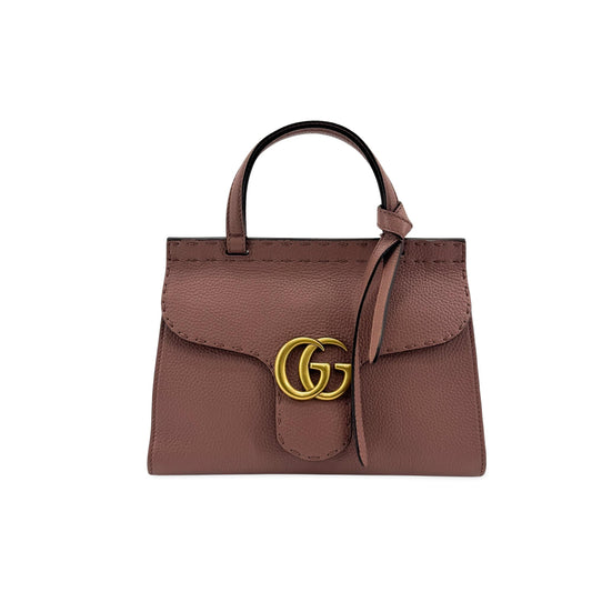 Gucci GG Marmont Top Handle Leather Small