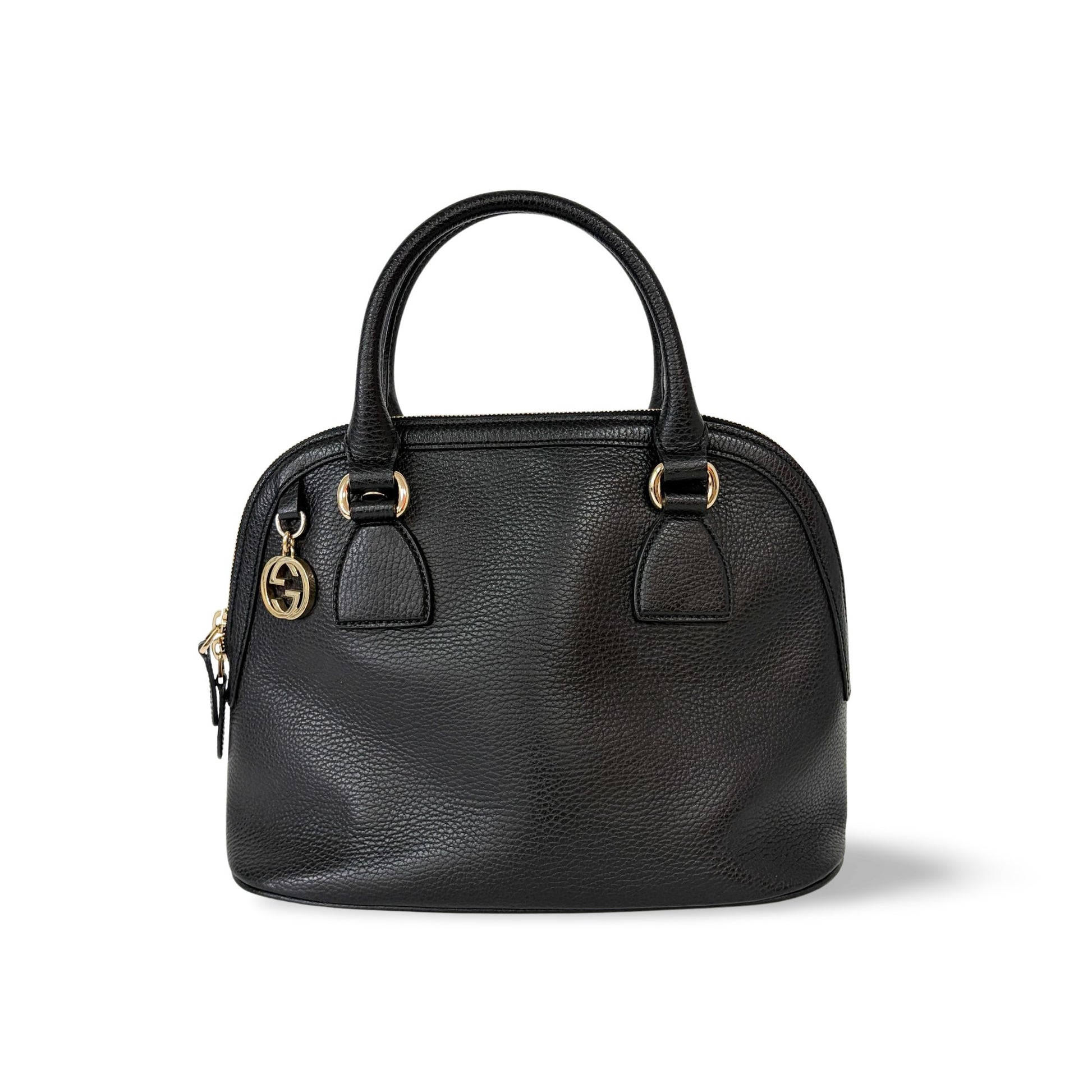 Gucci Dome Bowler GG Suede Medium