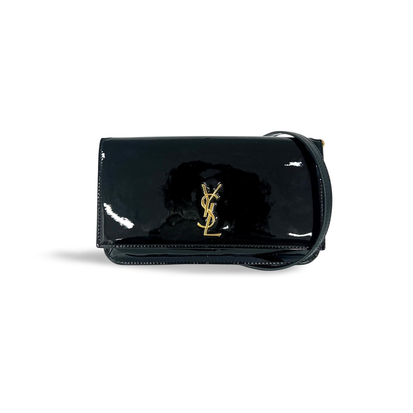 Saint Laurent Cassandre Flap Wristlet Patent Product Image