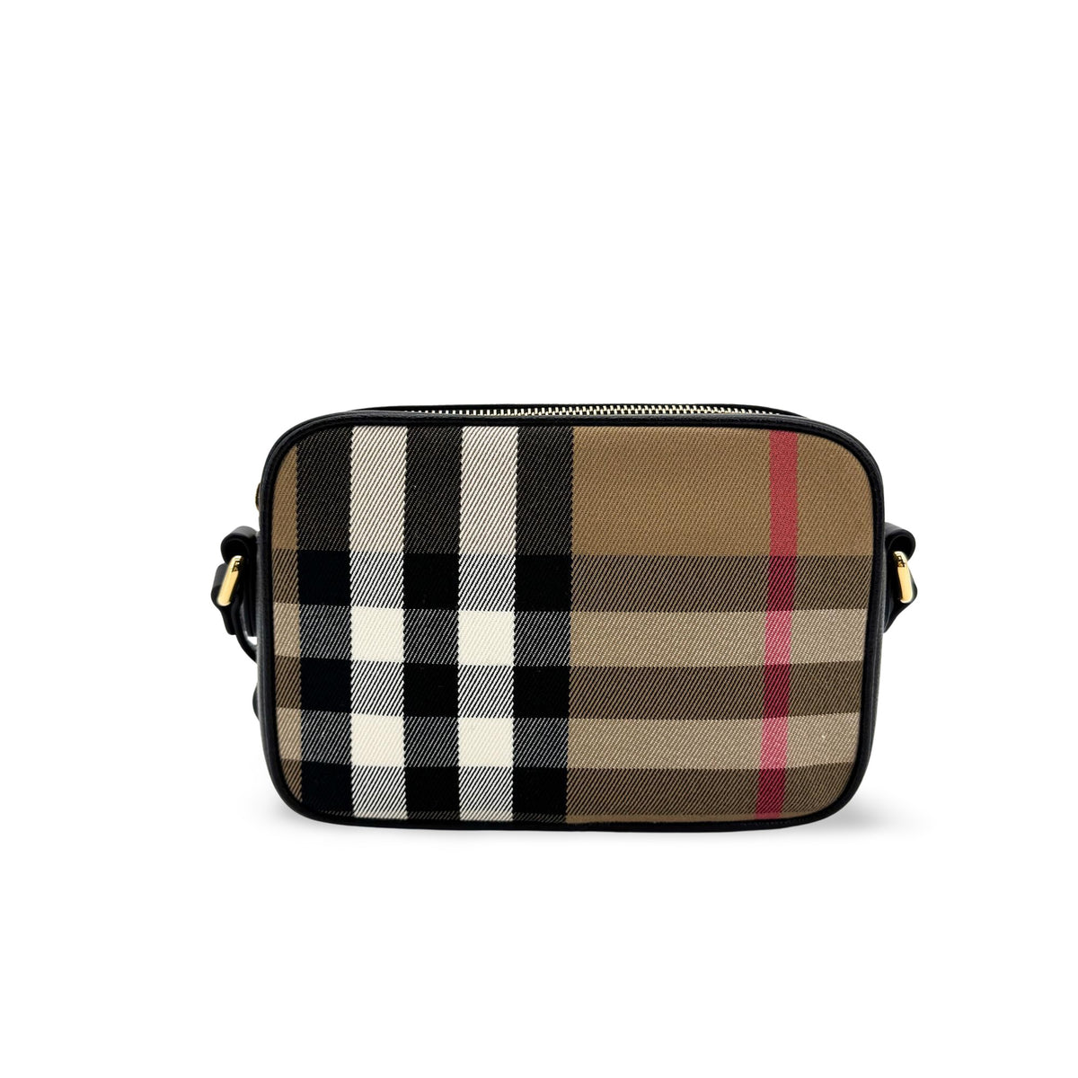 Burberry Camera Vintage Check Canvas Small