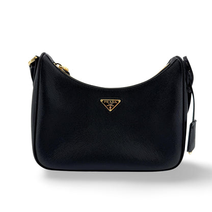 Prada Re-Edition 2005 Hobo Tessuto with Saffiano Leather Mini