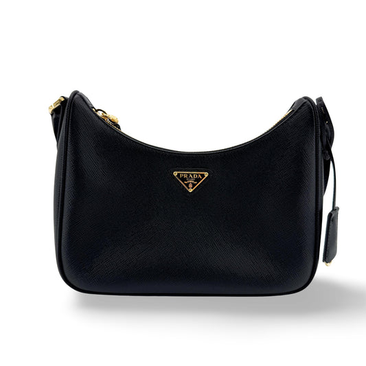 Prada Re-Edition 2005 Hobo Tessuto with Saffiano Leather Mini