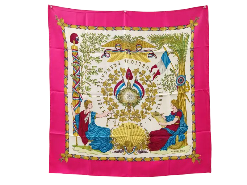 Hermes Carré 90 Silk multicolor 90 x 90