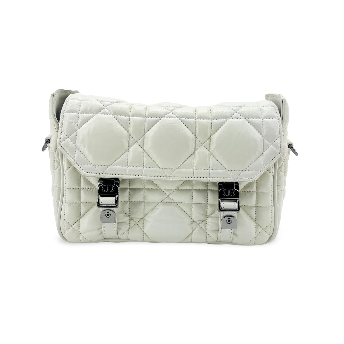Christian Dior Diorcamp Messenger Padded Macrocannage Quilt Calfskin Small
