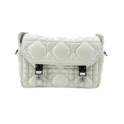 Christian Dior Diorcamp Messenger Padded Macrocannage Quilt Calfskin Small