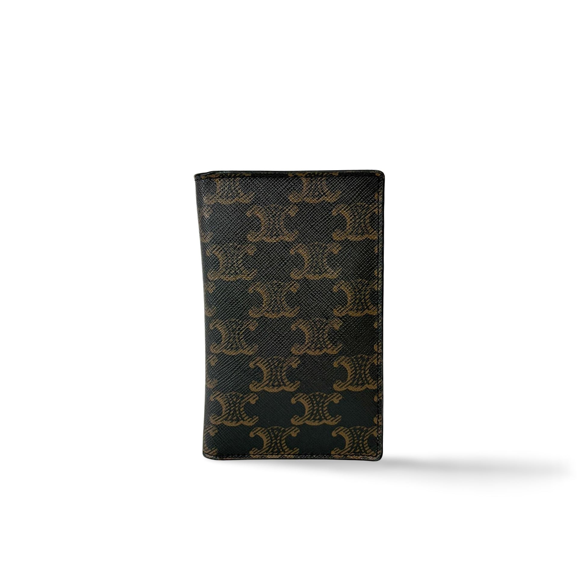 Celine Logo Card Holder Triomphe Coated Canvas Product Image
