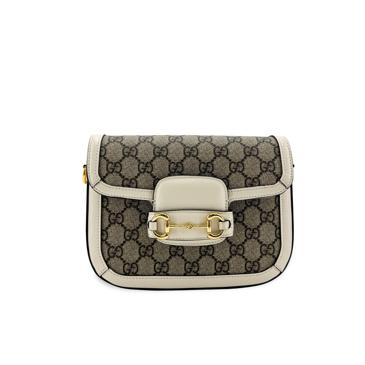 Gucci Horsebit 1955 GG Coated Canvas with Leather Mini