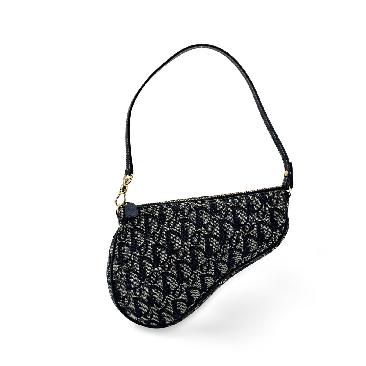 Christian Dior Vintage Saddle Bag Canvas Product Image