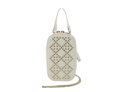 Christian Dior Christian Dior Cannage Studded Vertical Phone Holder Studded Leather Product Image