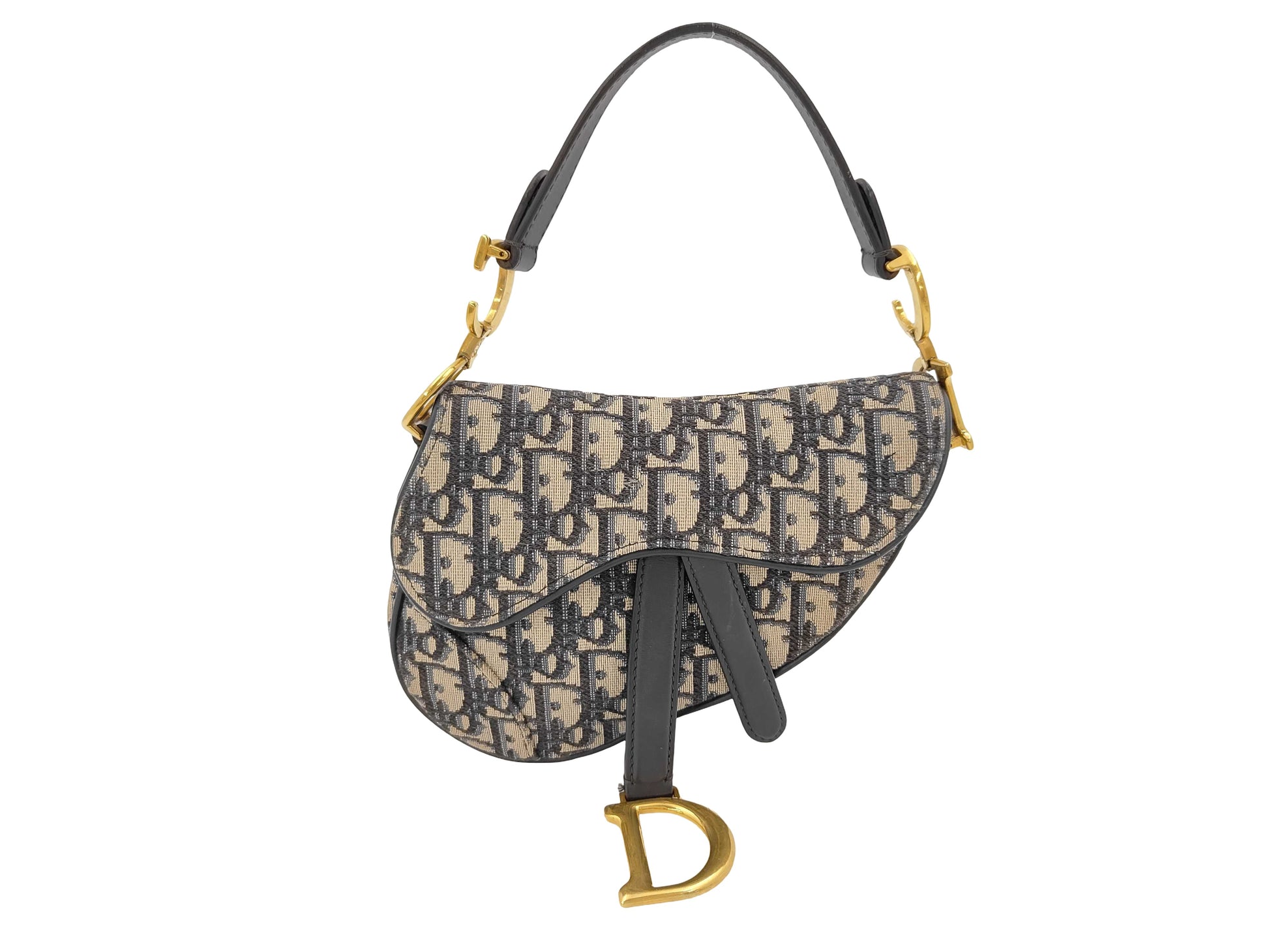 Christian Dior Saddle Oblique Canvas Mini
