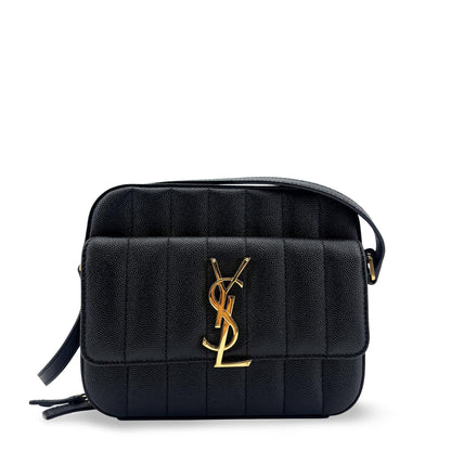Saint Laurent Vicky Camera Vertical Quilted Leather Medium