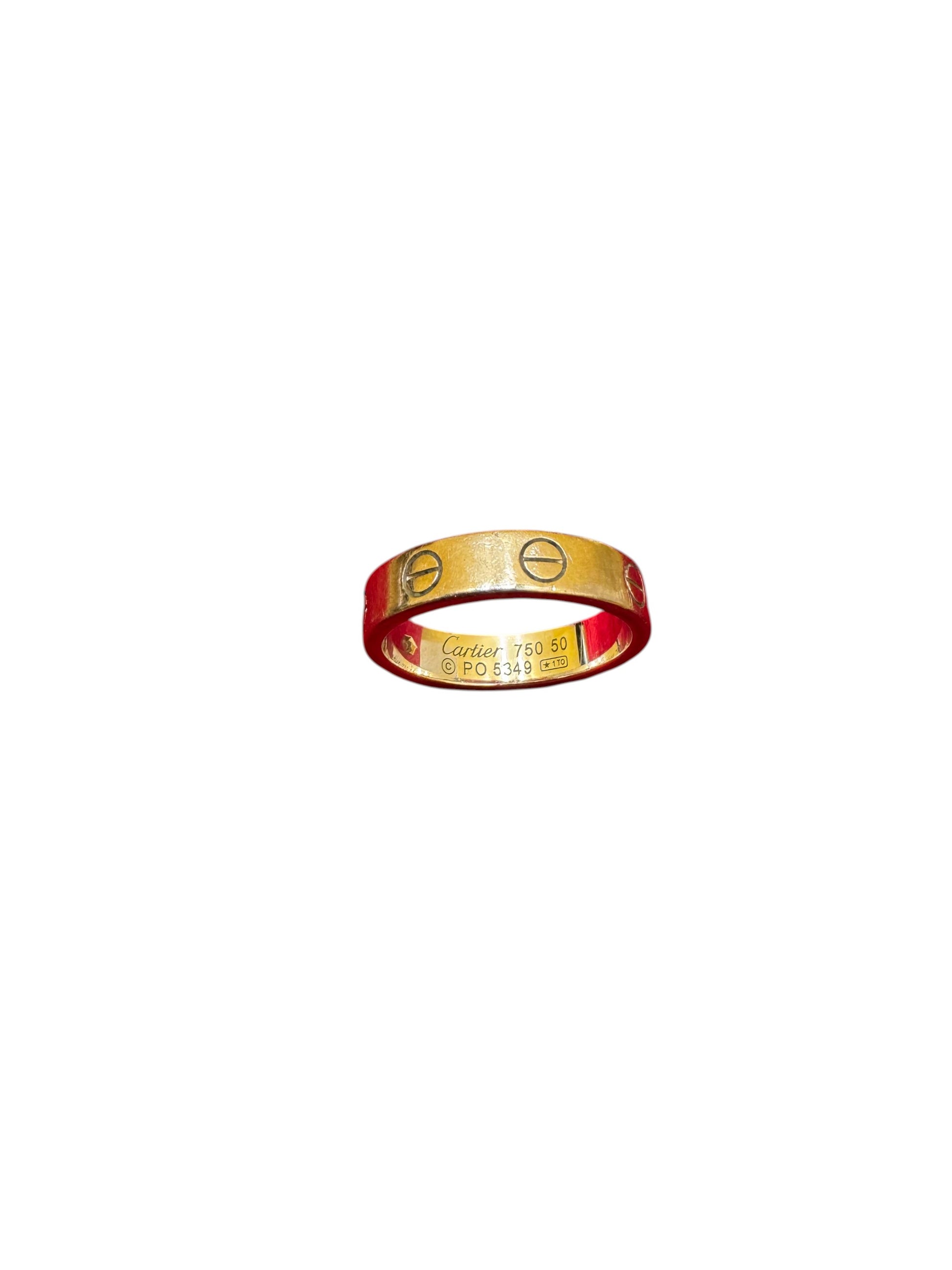 Cartier Love Band Ring 18K White Gold Product Image