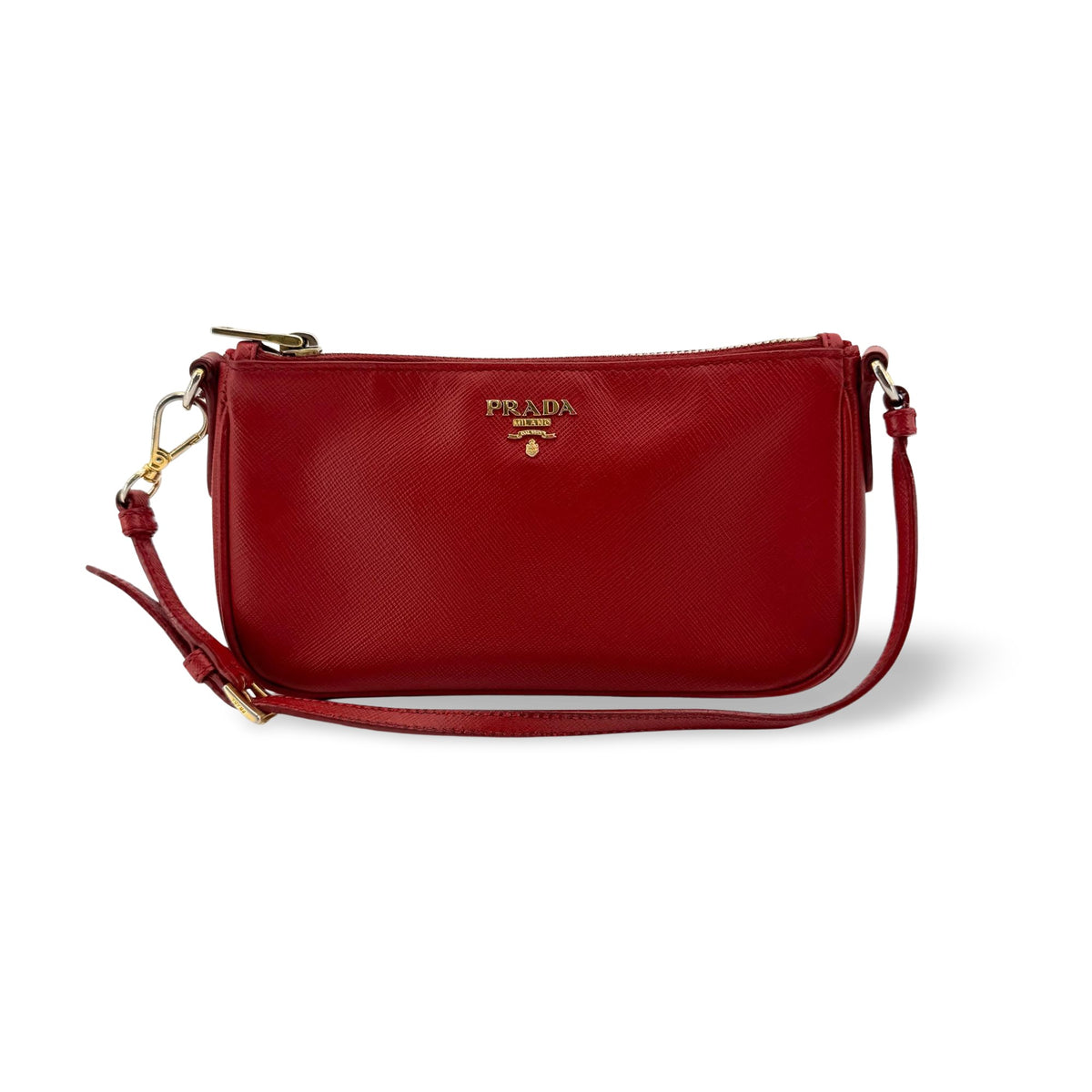 Prada Zip Saffiano Leather Mini