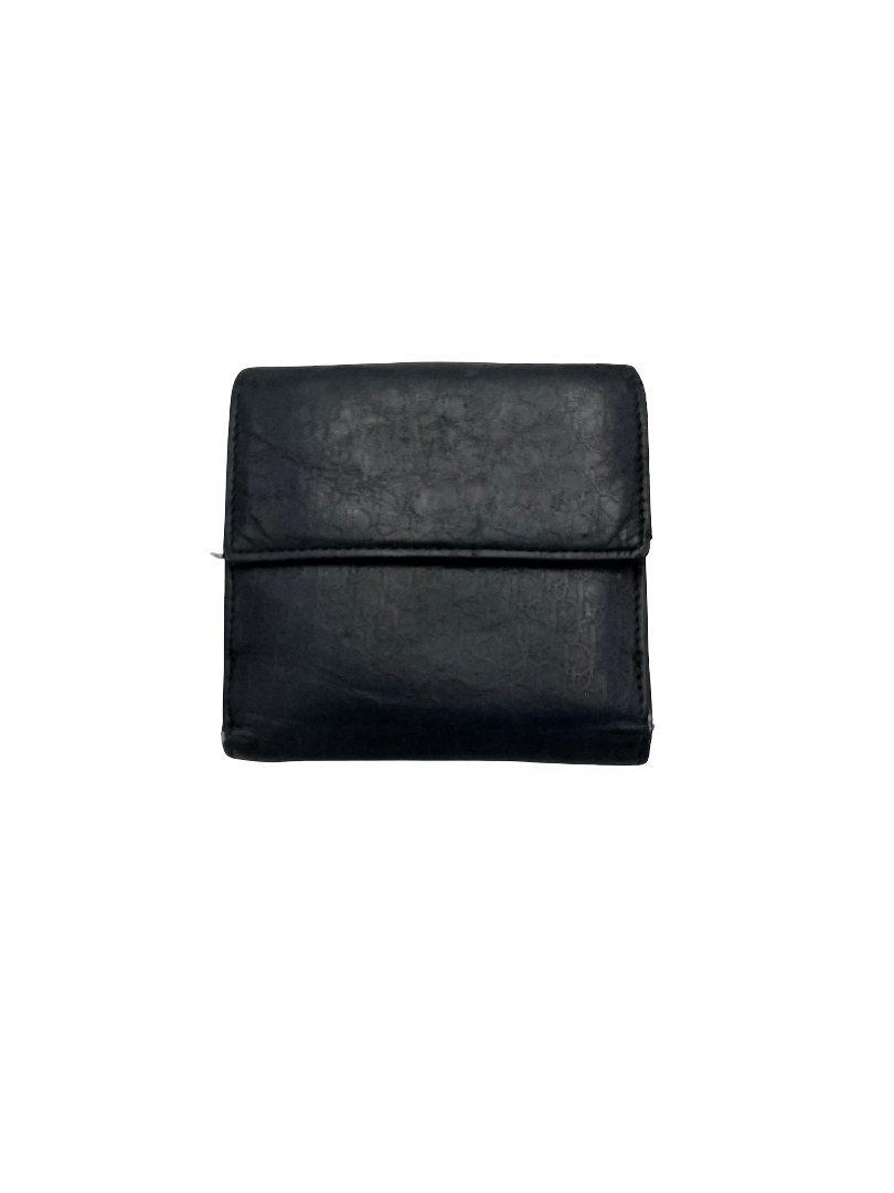 Christian Dior Trifold Flap Wallet leather mini