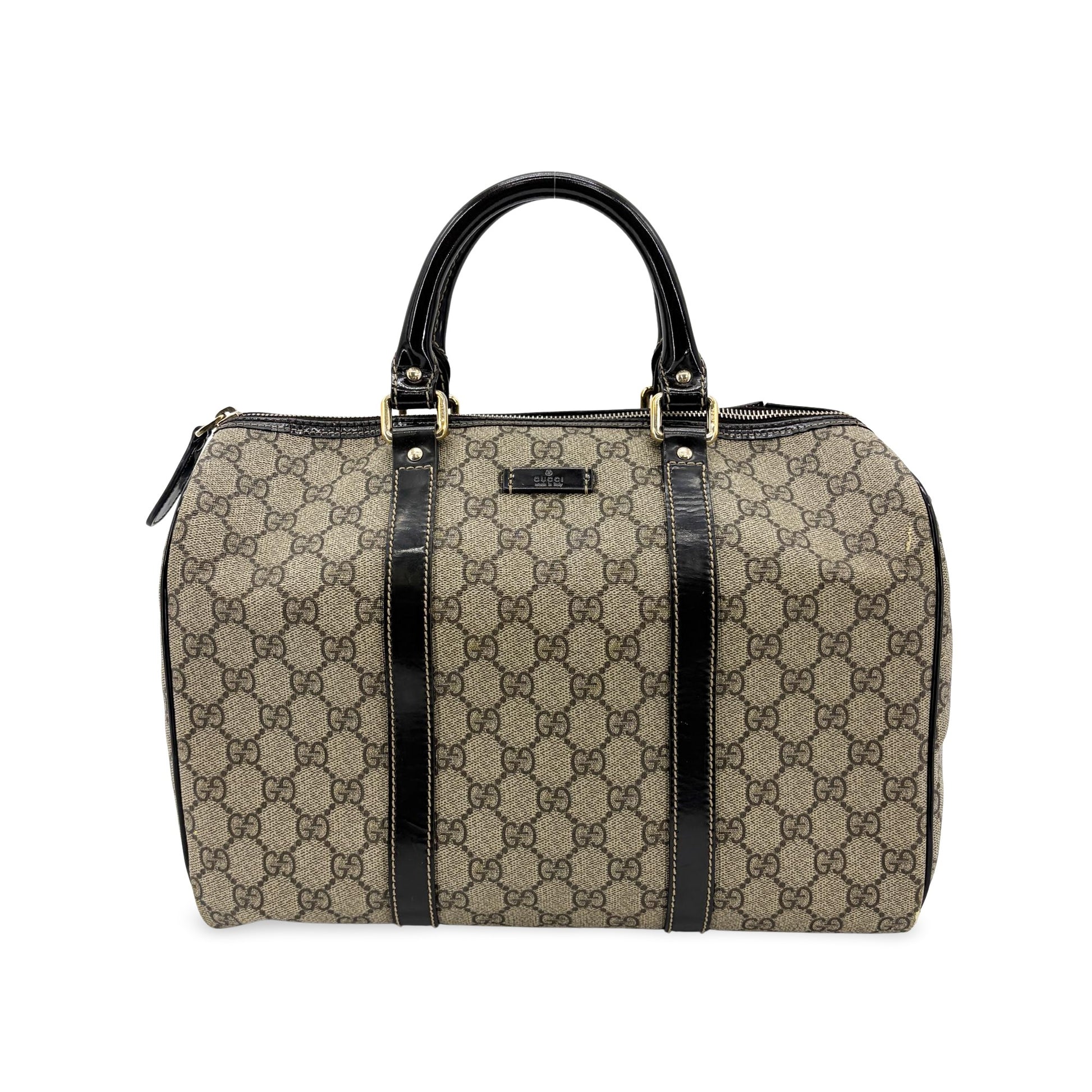 Gucci Web Joy Boston GG Coated Canvas Medium