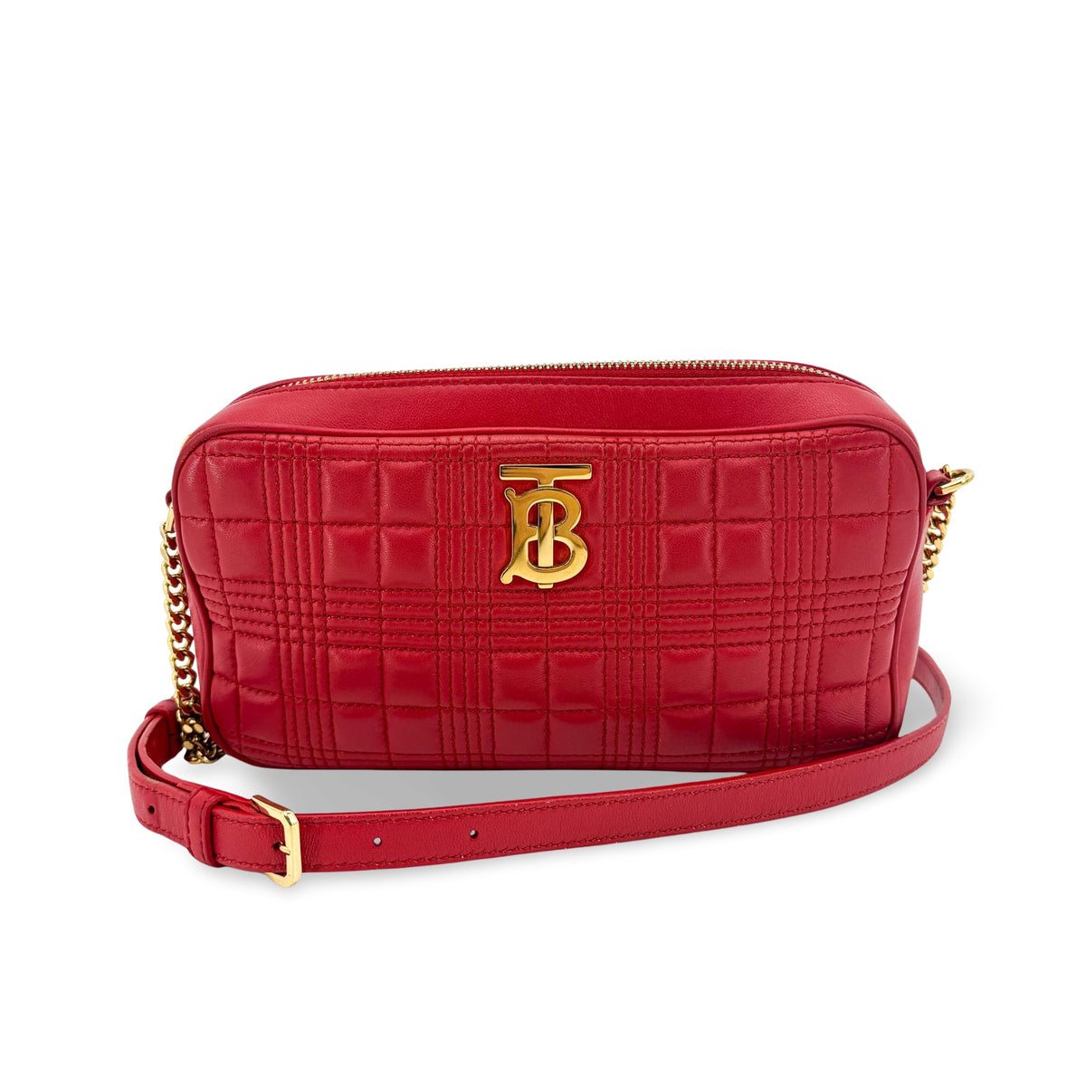 Burberry TB Camera Quilted Leather Small