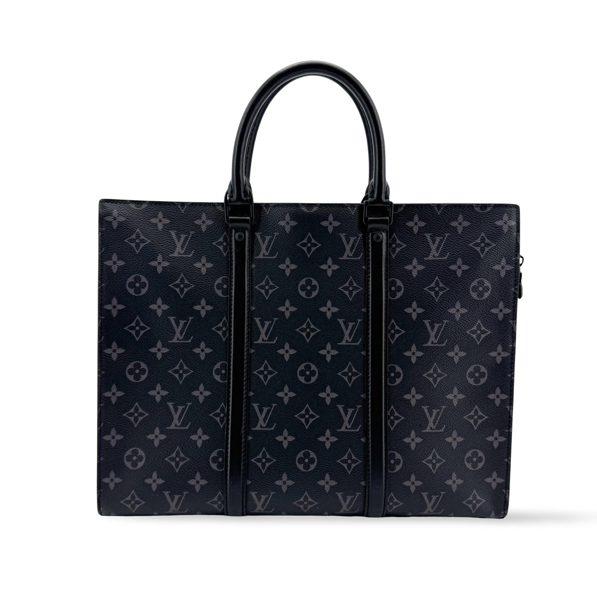 Louis Vuitton Sac Plat Zipper Monogram Eclipse Canvas Horizontal