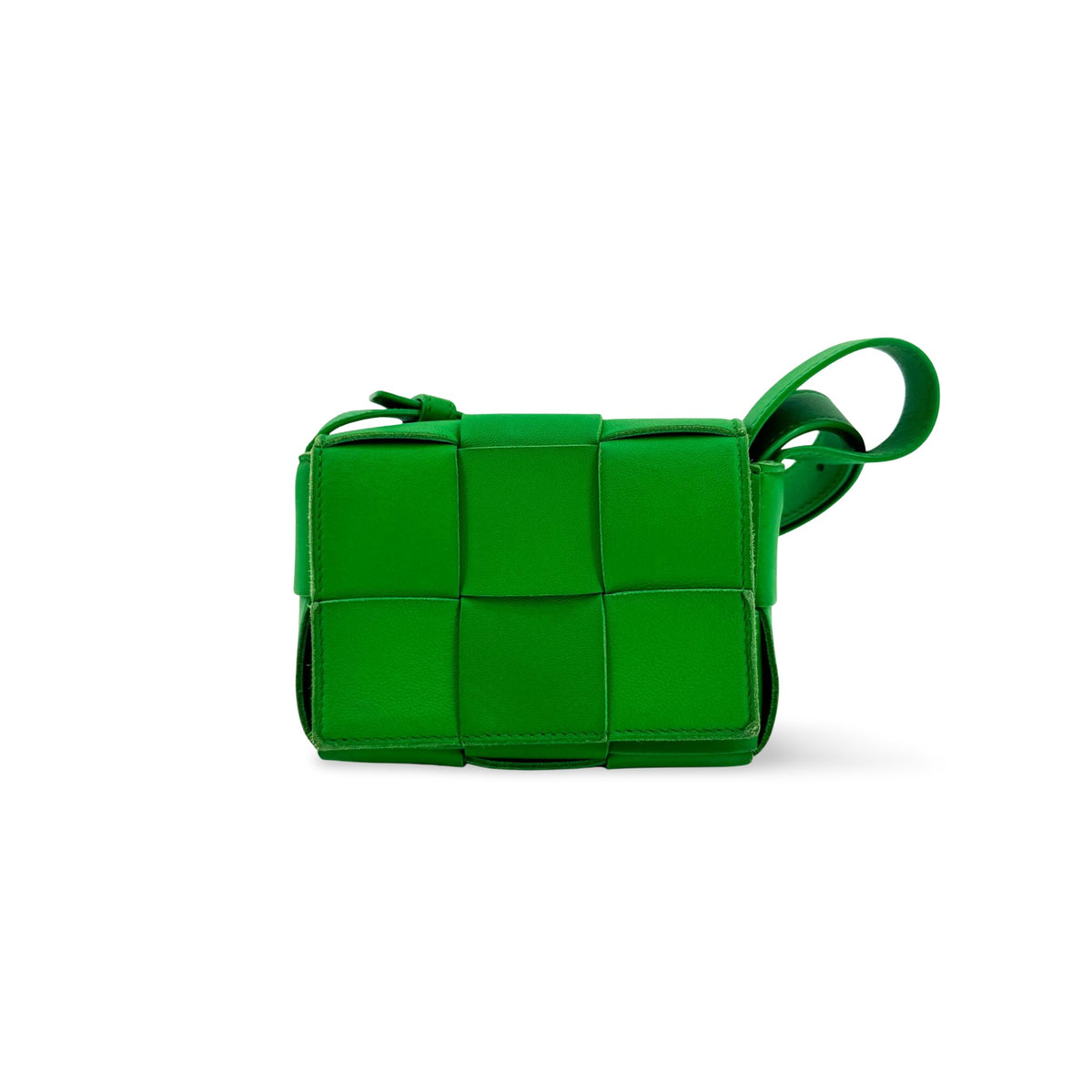 Bottega Veneta Cassette Maxi Intrecciato Leather Extra Mini
