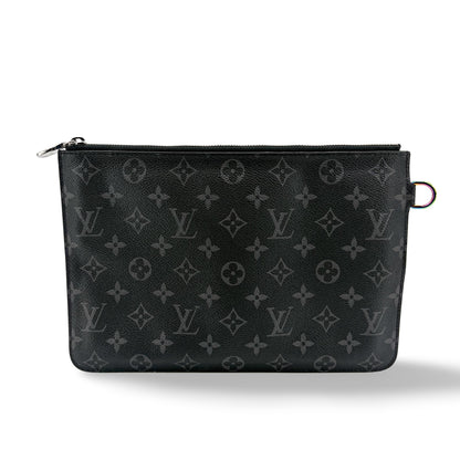Louis Vuitton Pochette Voyage Monogram Eclipse Canvas MM