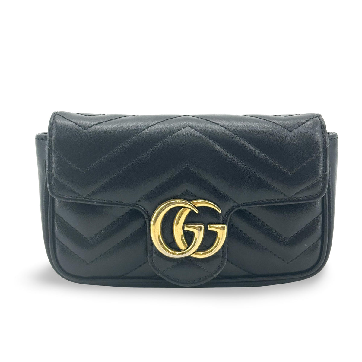 Gucci GG Marmont Flap Matelasse Leather Mini