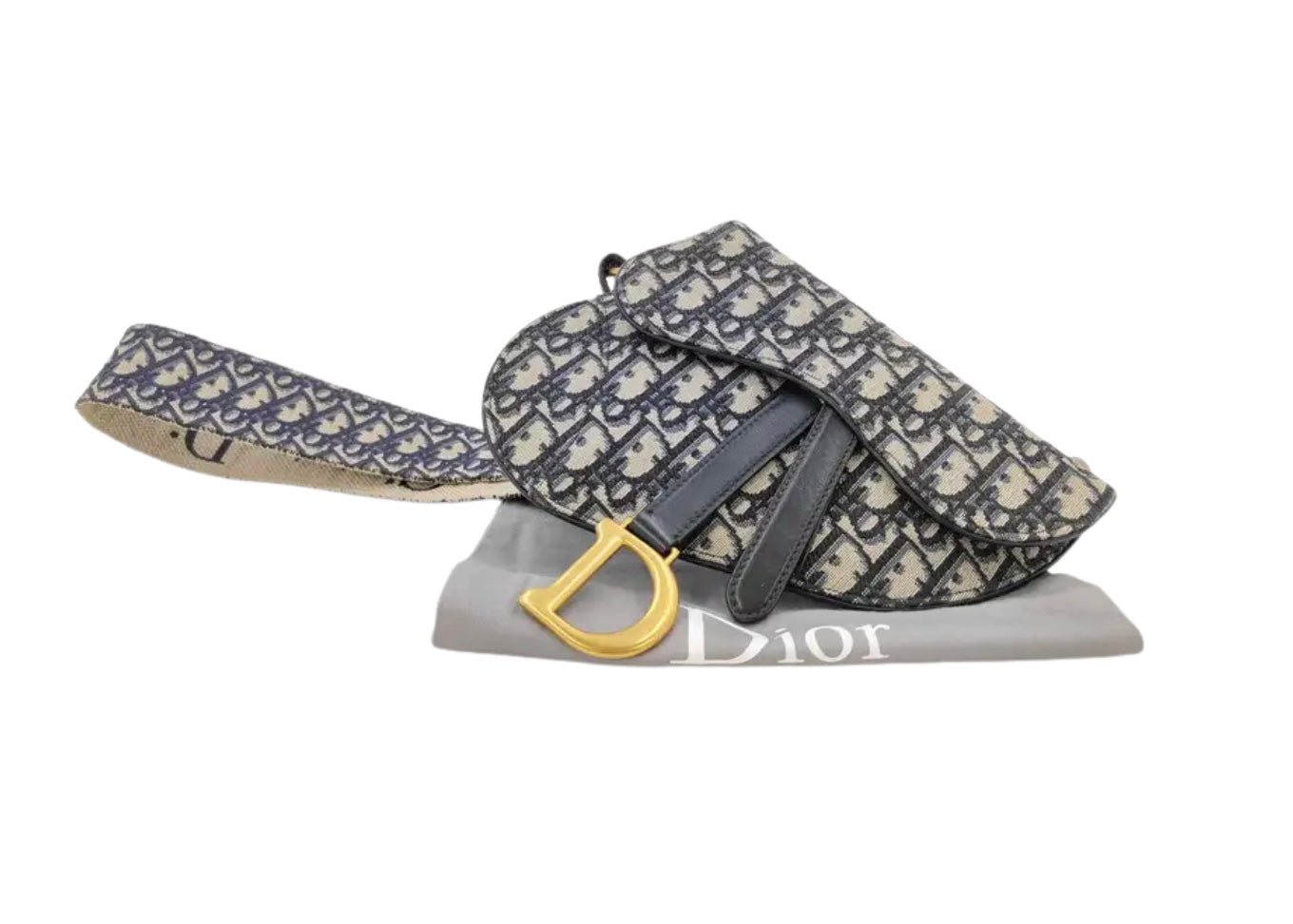 Christian Dior Saddle Oblique Canvas medium